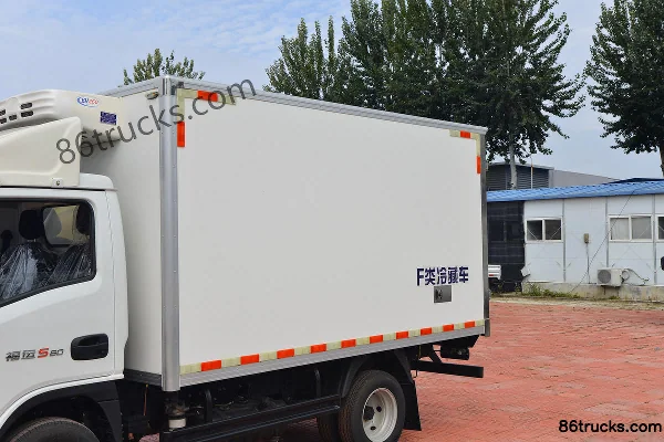 Yuejin Fuyun S80 95 hp 4X2(6 wheels) 3.55m refrigerated truck (China VI) Body (1) | 86Trucks