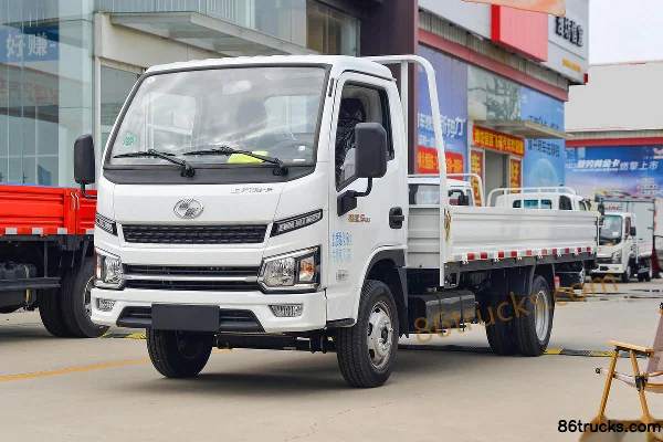 Yuejin Fuxing S80 1.6L 123 hp 4X2(6 wheels) Gasoline 4.05m Single Row Flatbed Light Truck (China VI) Exterior (3) | 86Trucks