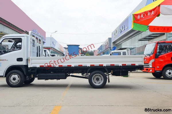 Yuejin Fuxing S80 1.6L 123 hp 4X2(6 wheels) Gasoline 4.05m Single Row Flatbed Light Truck (China VI) Body (2) | 86Trucks