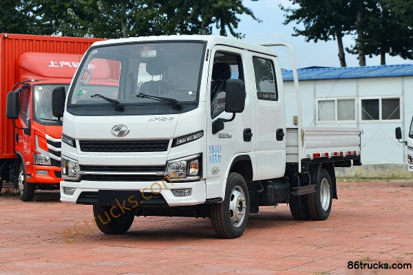 Yuejin Fuxing S80 95 hp 4X2(6 wheels) Diesel 2.65m Double-row Flatbed Mini Truck (China VI) Exterior (3) | 86Trucks