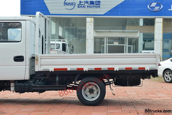 Yuejin Fuxing S80 95 hp 4X2(6 wheels) Diesel 2.65m Double-row Flatbed Mini Truck (China VI) Body (2) | 86Trucks