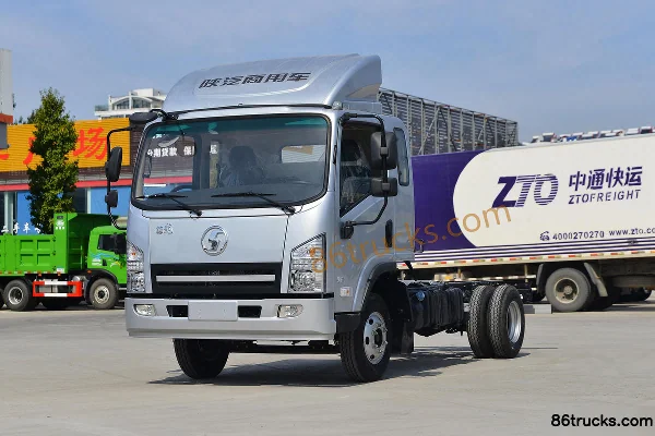 SHACMAN Commercial Vehicle Delong G1 Standard Load Edition 160hp 4X2(6 wheels) 3.82m crew cab flatbed light truck Exterior (3) | 86Trucks