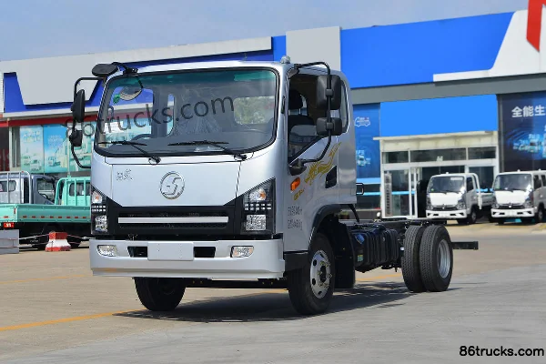 SHACMAN Commercial Vehicle Delong G1 137 ch 4X2(6 roues) 3,82 m camion léger plateau à ridelles cabine demi-avancée (pont arrière 5T) Extéri