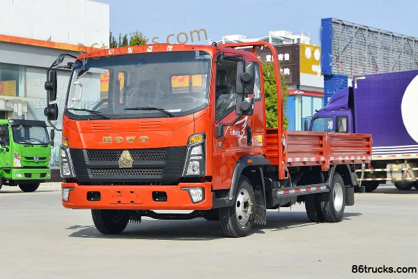 Sinotruk HOWO Hanjiang H 140 hp 4X2(6 roues) 3.85m half-row flatbed light truck (8-speed) Extérieur (3) | 86Trucks