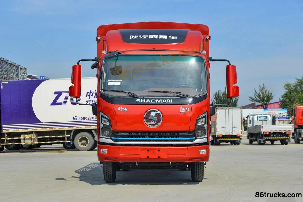 SHACMAN Commercial Vehicle Xuande Wing 9 Speed Edition 150hp 4X2(6 wheels) 4.15m Single Row Stake Truck (China VI) Exterior (2) | 86Trucks