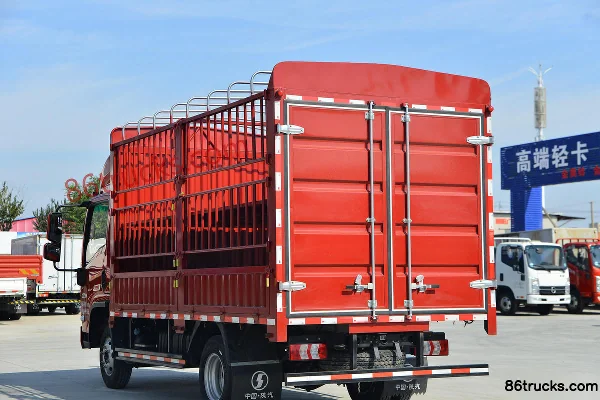 SHACMAN Commercial Vehicle Xuande Wing 9 Speed Edition 150hp 4X2(6 wheels) 4.15m Single Row Stake Truck (China VI) Body (3) | 86Trucks