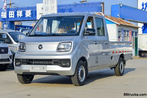 Foton Xiangling Q Integrated Comfort 1.6L 120 hp 4X2(6 wheels) Gasoline 2.5m double-row flatbed mini truck Exterior (3) | 86Trucks