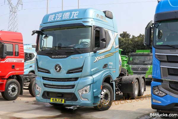 SHACMAN Delong X6000 Elite Edition 530 ch 6X4(10 roues) LNG automatic tracteur routier Extérieur (3) | 86Trucks