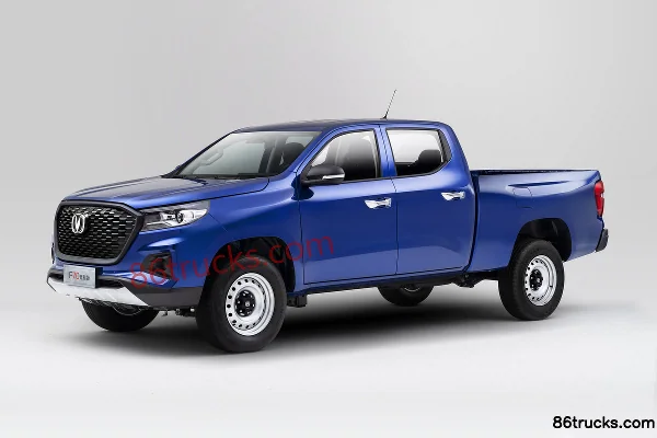 Changan F70 Blue Whale Edition Chuangfu Type 2.0T Gasoline 233hp Manual 2WD Long Wheelbase Double Row Pickup Truck Exterior (2) | 86Trucks