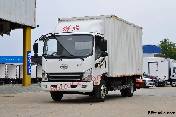 FAW Jiefang Hu VN Zhaocai Hu 137 hp 4X2(6 wheels) 4.16m single-row van light truck Exterior (3) | 86Trucks