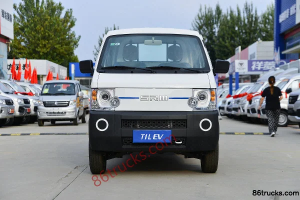 SRM Xinyuan T1LEV 1.6T 2.44m Single-row Pure Electric Flatbed Micro Truck 16.8kWh 4X2(6 wheels) Exterior (2) | 86Trucks