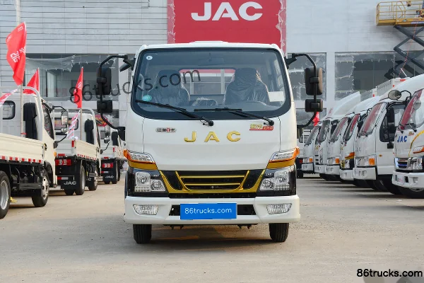 JAC Junling V3 82 ch 4X2(6 roues) camion léger plateau 3,4 m cabine avancée Extérieur (2) | 86Trucks