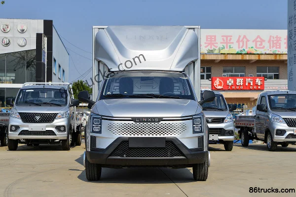 Lingshi Auto Gold Card 3.5T 3.52m single-row plug-in extended-range hybrid box micro truck 4X2(6 wheels) Exterior (2) | 86Trucks