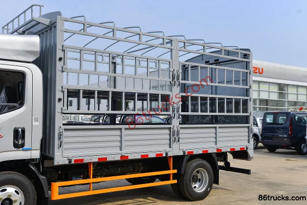 JMC Kaiyun+ large 146 ch 4X2(6 roues) 4,2 m camion porteur à ridelles cabine simple (China VI) (6 vitesses) Carrosserie (1) | 86Trucks