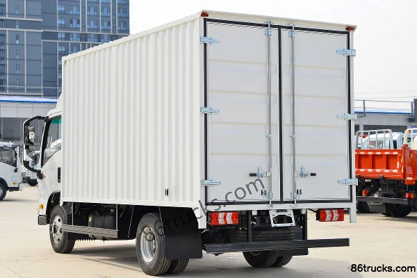 XCMG Hanchi 132ch 4X2(6 roues) 4.15m cabine simple camion léger fourgon Carrosserie (3) | 86Trucks