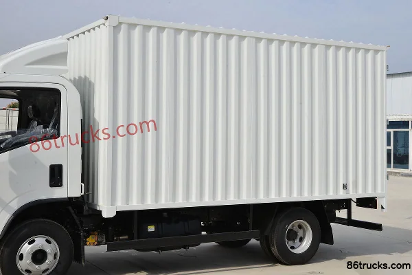 XCMG Hanchi 132ch 4X2(6 roues) 4.15m cabine simple camion léger fourgon Carrosserie (2) | 86Trucks