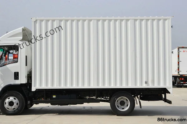 XCMG Hanchi 132ch 4X2(6 roues) 4.15m cabine simple camion léger fourgon Carrosserie (1) | 86Trucks