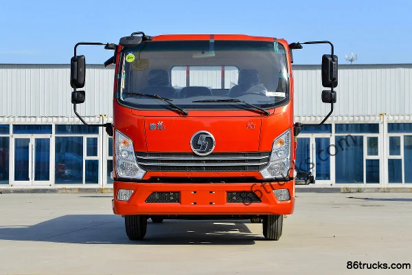 SHACMAN Light Truck Delong K1 Luxury Edition 160hp 4X2(6 wheels) 4.85m Row Half Flatbed Cargo Truck Exterior (2) | 86Trucks