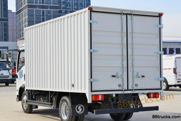 SHACMAN Light Truck Delong Z1 Houlang Platform Edition 140hp 4X2(6 wheels) 4.18m Single Row Box Van Light Truck (Zhuchi 5-speed) Body (3)