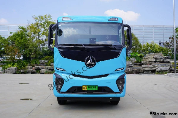SANY Truck Jiangshan SE Standard Load Edition 6X4(10 wheels) Electric Tractor Truck EVE 565kWh Exterior (2) | 86Trucks