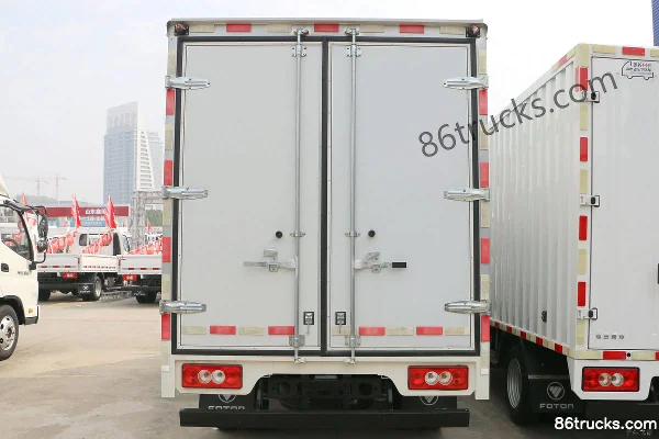 Foton Aoling M Card 2.0L 144hp 4X2(6 wheels) Gasoline 3.38m Single Row Box Mini Truck (Hydraulic Brake) Body (3) | 86Trucks