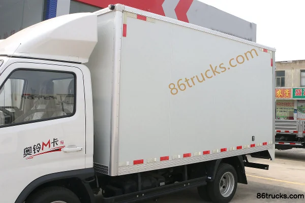 Foton Aoling M Card 2.0L 144hp 4X2(6 wheels) Gasoline 3.38m Single Row Box Mini Truck (Hydraulic Brake) Body (1) | 86Trucks
