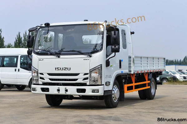 Jiangxi Isuzu Yifang EM7 152 ch 4X2(6 roues) 3,7 m camion léger à plate-forme avec cabine demi-avancée Extérieur (3) | 86Trucks