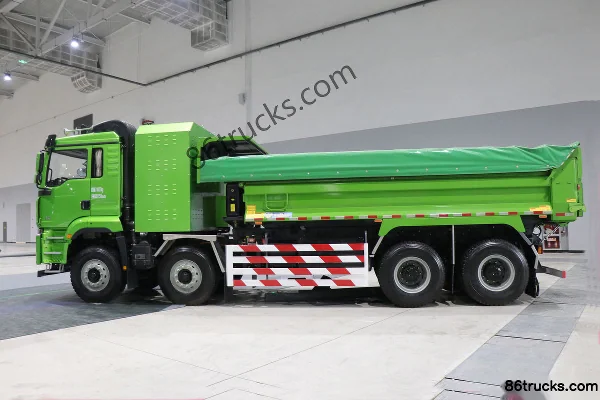 Proton Auto 31T 8X4(12 wheels) 5.6m Fuel Cell Dump Truck 127.7kWh Exterior (3) | 86Trucks
