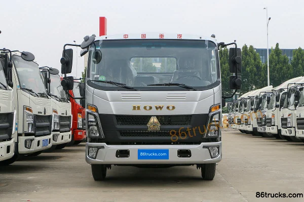 Sinotruk HOWO Hanjiang 150 ch 4X2(6 roues) 4,15 m camion plateau à cabine simple (WLY 6 vitesses) Extérieur (2) | 86Trucks