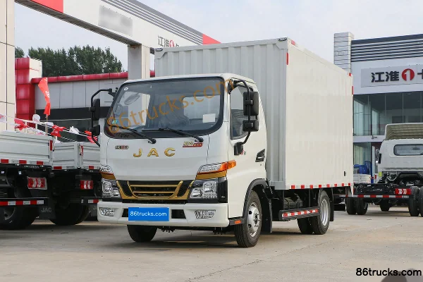 JAC Junling V3 88 ch 4X2(6 roues) Fourgon léger à cabine simple 3,7 m (HFC5040XXYP93K1B4V) Extérieur (3) | 86Trucks