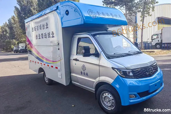 JAC Zhengcheng W1 Luxury Edition 1.5L 116 hp 4X2(6 wheels) gasoline 3.15m single-row vending truck Exterior