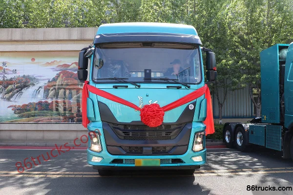 Changzheng Auto Q1 25T 6X4(10 wheels) Hydrogen Fuel Cell Electric Tractor Truck 105kWh Exterior (2) | 86Trucks