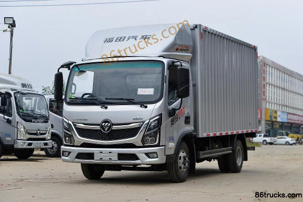 Foton Yutu III 158hp 4X2(6 wheels) 4.14m AMT Automatic Single Row Van Light-Duty Truck Exterior (3) | 86Trucks