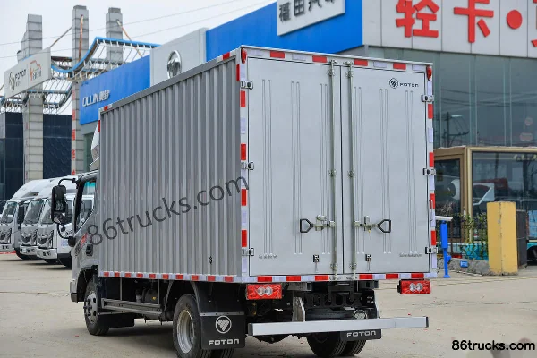 Foton Yutu III 158hp 4X2(6 wheels) 4.14m AMT Automatic Single Row Van Light-Duty Truck Body (3) | 86Trucks