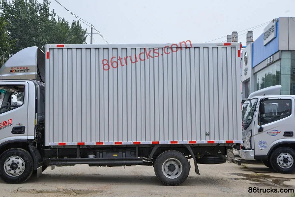 Foton Yutu III 158hp 4X2(6 wheels) 4.14m AMT Automatic Single Row Van Light-Duty Truck Body (2) | 86Trucks