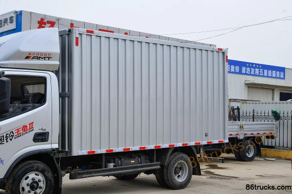 Foton Yutu III 158hp 4X2(6 wheels) 4.14m AMT Automatic Single Row Van Light-Duty Truck Body (1) | 86Trucks