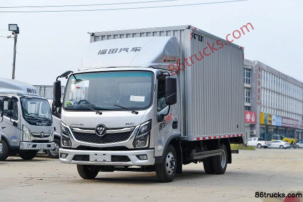 Foton Yutu III 158hp 4X2(6 wheels) 4.14m AMT Automatic Single Row Van Light Truck (6 doors) Exterior (3) | 86Trucks