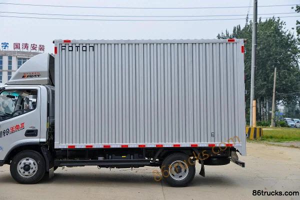 Foton Yutu III 158hp 4X2(6 wheels) 4.14m AMT Automatic Single Row Van Light Truck (6 doors) Body (2) | 86Trucks