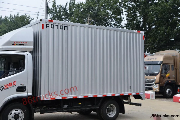 Foton Yutu III 158hp 4X2(6 wheels) 4.14m AMT Automatic Single Row Van Light Truck (6 doors) Body (1) | 86Trucks