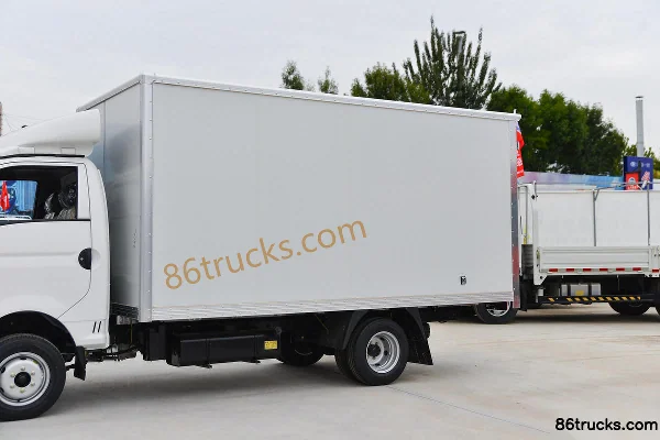 Kama Ruihang X1 1.6L 120 hp 4X2(6 wheels) gasoline 4m single-row van mini truck Body (1) | 86Trucks