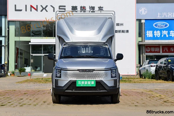 Lingshi Automobile Huangjin Ka Édition Pionnier 3,5T 3,52m cabine simple hybride rechargeable à autonomie étendue micro-camion à ridelles 13