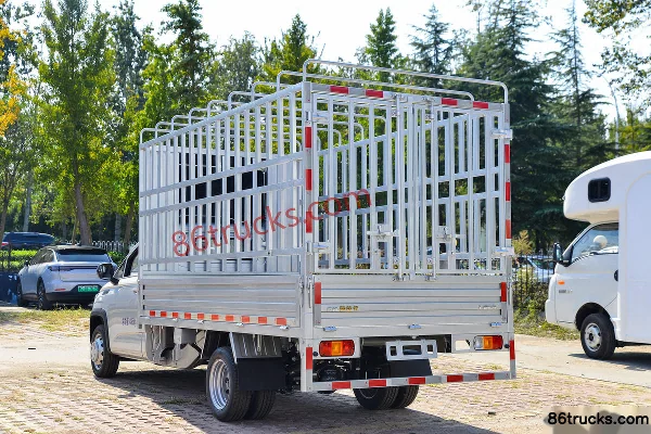 Lingshi Automobile Huangjin Ka Édition Pionnier 3,5T 3,52m cabine simple hybride rechargeable à autonomie étendue micro-camion à ridelles 13