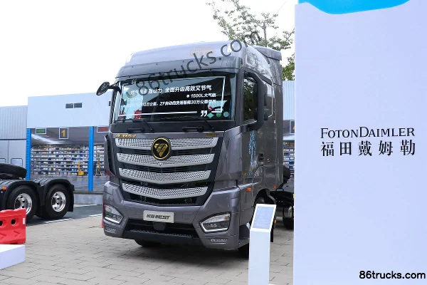 Foton Auman EST North Version 570hp 6X4(10 wheels) LNG Automatic Tractor Truck Exterior (3) | 86Trucks