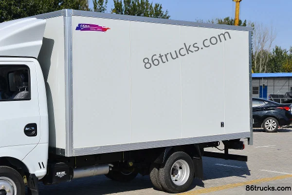 Dongfeng T5 1.6L 122 hp 4X2(6 wheels) gasoline 3.8m single-row van mini truck (China VI) Body (1) | 86Trucks