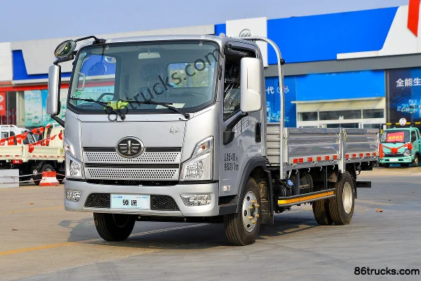 FAW Jiefang Lingtu 160 ch 4X2(6 roues) 4,2 m cabine simple plate-forme, camion léger Extérieur (3) | 86Trucks