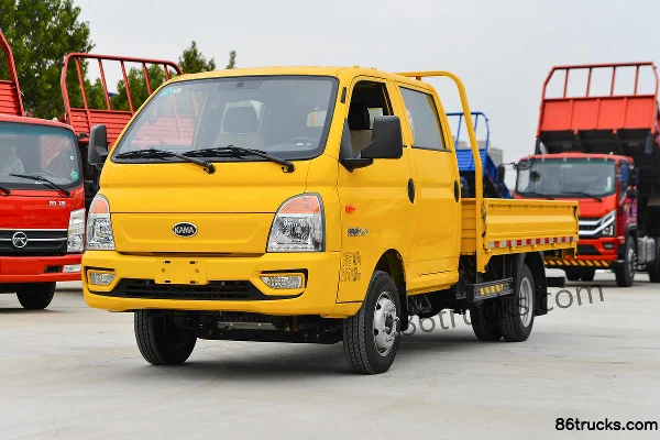 Kama Ruihang X3 127ch 4X2(6 roues) 3m double row flatbed micro truck Extérieur (3) | 86Trucks