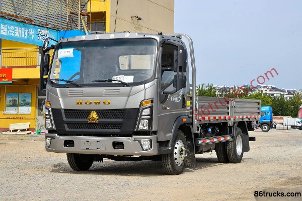 Sinotruk HOWO Hanjiang 150 ch 4X2(6 roues) 4,15 m camion plateau à cabine simple AMT automatique Extérieur (3) | 86Trucks