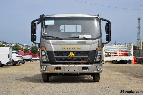 Sinotruk HOWO Hanjiang 150 ch 4X2(6 roues) 4,15 m camion plateau à cabine simple AMT automatique Extérieur (2) | 86Trucks