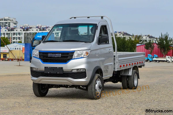 SRM Xinyuan T2SEV 3.1T 3.05m single-row pure electric stake micro truck 46.36kWh 4X2(6 wheels) Exterior (3) | 86Trucks