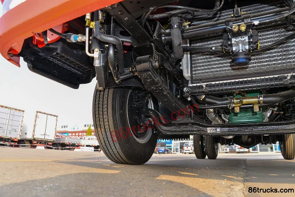FAW Jiefang J6F Pashanhu 140ch 4X2(6 roues) 4.2m single row flatbed light truck Châssis (2) | 86Trucks